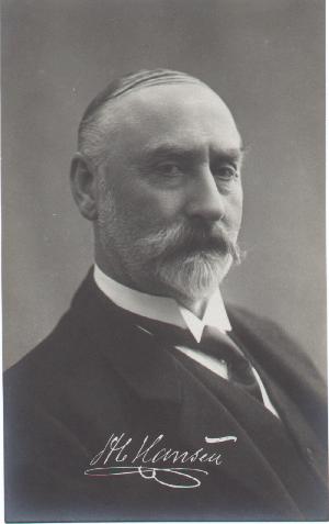 Bilde av brukseier H. C. Hansen